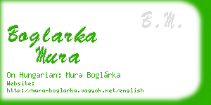 boglarka mura business card